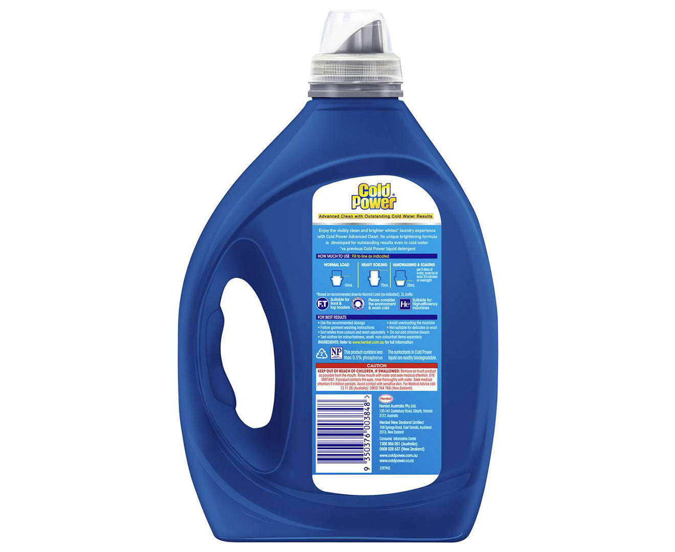 Cold Power Advanced Clean Laundry Liquid 2L